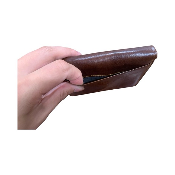 Real leather Cefiro - vertical type with decorative eagled metal on front side - Picture 2 of 5